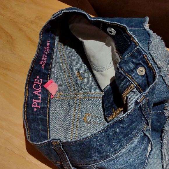 size 6x/7 CHILDREN'S PLACE shorties short court in denim blue - Picture 2 of 4